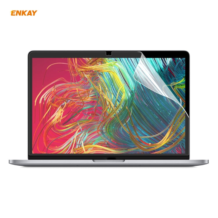 Protetor de Ecrã HD PET Transparente ENKAY para MacBook Pro 13,3 polegadas A2289 / A2251 / A2338 (2020), Para MacBook Pro 13,3 polegadas A2289 / A2251 / A2338 (2020)