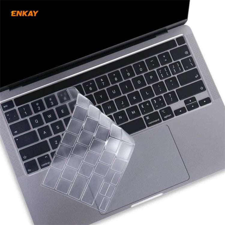 Película Protetora de Teclado TPU Macia ENKAY para MacBook Pro 16 polegadas A2141 / Pro 13,3 polegadas A2289 & A2251 & A2338 (2020), Versão EU, Versão EU