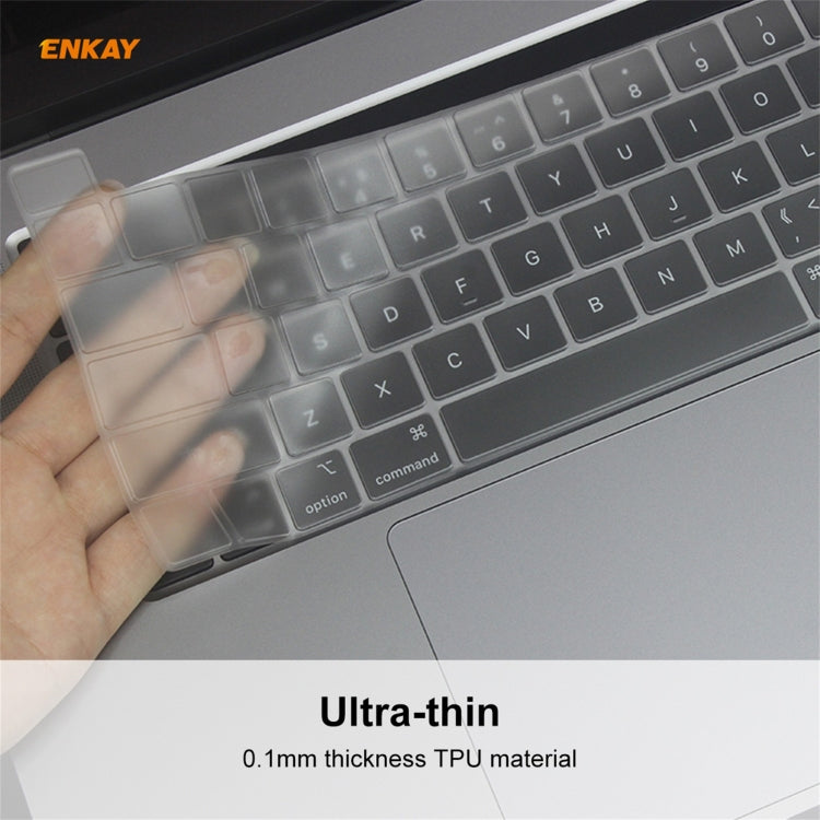 Película Protetora de Teclado TPU Macia ENKAY para MacBook Pro 16 polegadas A2141 / Pro 13,3 polegadas A2289 & A2251 & A2338 (2020), Versão EU, Versão EU