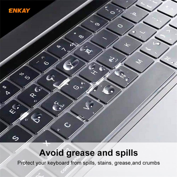 Película Protetora de Teclado TPU Macia ENKAY para MacBook Pro 16 polegadas A2141 / Pro 13,3 polegadas A2289 & A2251 & A2338 (2020), Versão EU, Versão EU
