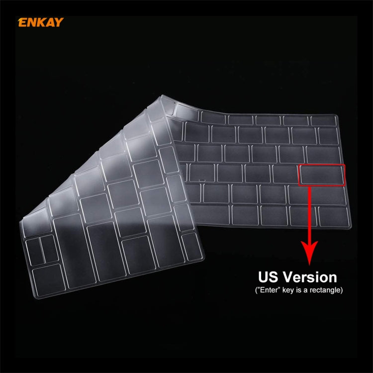 Película Protetora Ultraleve e Flexível de TPU para Teclado ENKAY para Huawei MateBook 13 polegadas, Versão EUA, Para Huawei MateBook 13 polegadas