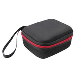 Mala de Transporte Protetora Rígida EVA JD-275178 para JBL GO / JBL GO 2, Mala de Armazenamento Preta + Vermelha