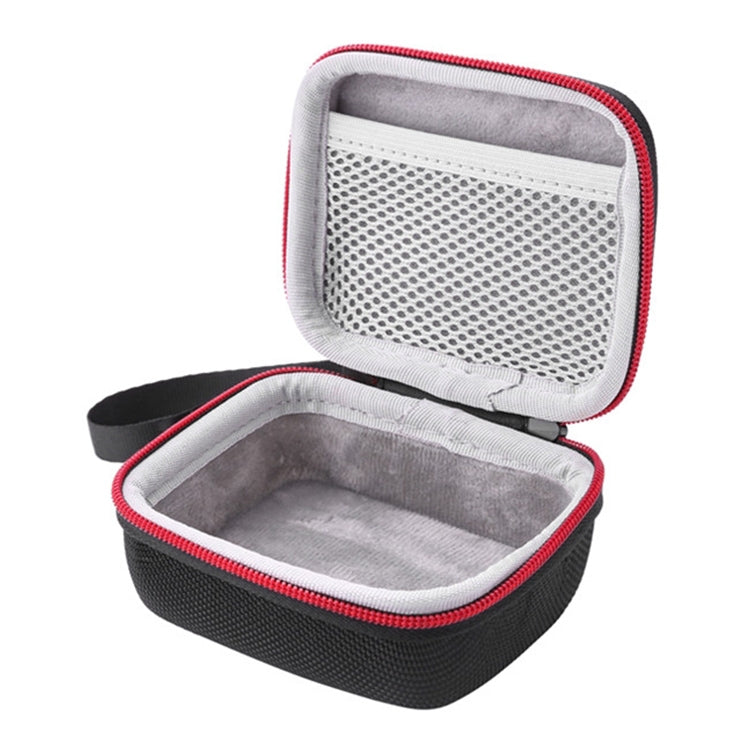 Mala de Transporte Protetora Rígida EVA JD-275178 para JBL GO / JBL GO 2, Mala de Armazenamento Preta + Vermelha