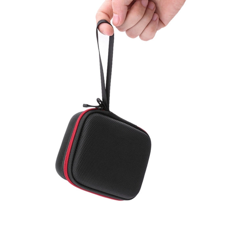Mala de Transporte Protetora Rígida EVA JD-275178 para JBL GO / JBL GO 2, Mala de Armazenamento Preta + Vermelha