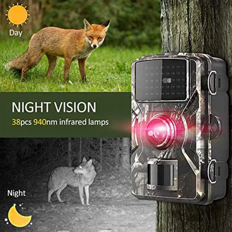 Câmara de Caça DL001 12MP 1080P 26 LEDs Visão Noturna 940nm, DL001