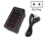 XLD-A7 Estação de carregamento rápido inteligente 100W com 15 portas USB, AC 100-240V, ficha EU, ficha US, ficha AU, ficha UK