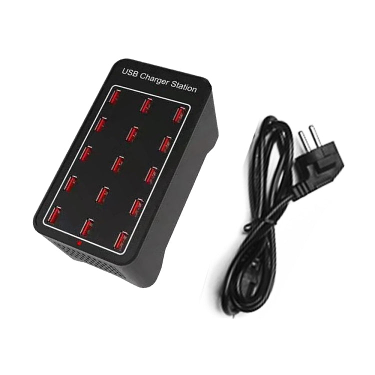 XLD-A7 Estação de carregamento rápido inteligente 100W com 15 portas USB, AC 100-240V, ficha EU, ficha US, ficha AU, ficha UK