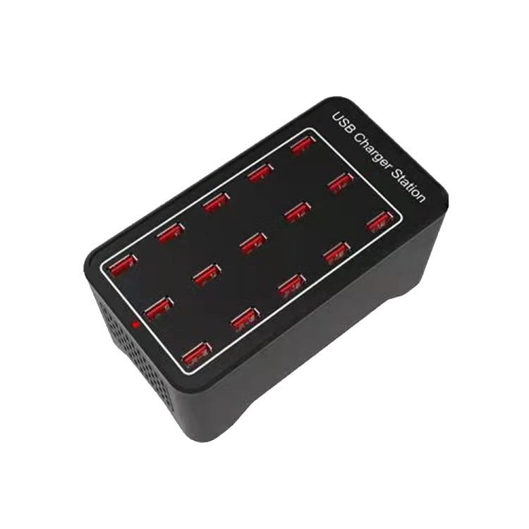 XLD-A7 Estação de carregamento rápido inteligente 100W com 15 portas USB, AC 100-240V, ficha EU, ficha US, ficha AU, ficha UK