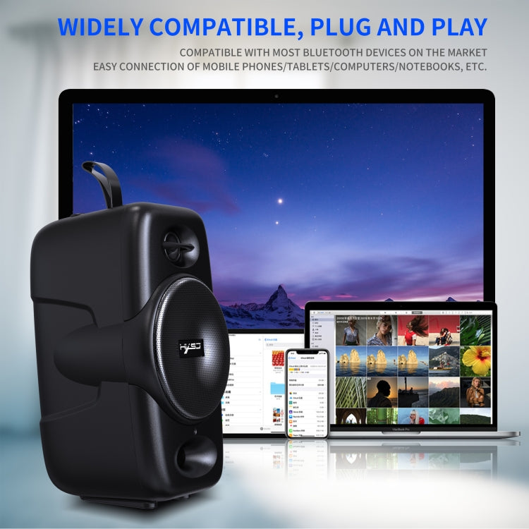 Coluna Bluetooth Portátil Cilíndrica BT08, Suporta Cartão TF / FM / AUX 3,5mm / Disco U