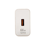 Carregador de Viagem USB de Carga Rápida HW-66W 6A com Adaptador de Ficha para UE, Com Ficha UE