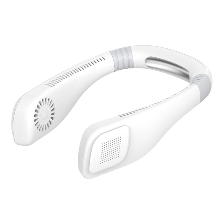 Ventoinha de pescoço mini USB mãos-livres - design portátil recarregável para auscultadores, ventoinha de pescoço vestível, 3 níveis de fluxo de ar, rotação livre de 360 graus, perfeita para desporto, escritório e exterior