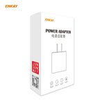 Carregador de Viagem Portátil ENKAY Hat-Prince U090 20W PD + QC 3.0 com Portas Duplas de Carga Rápida, Ficha EUA