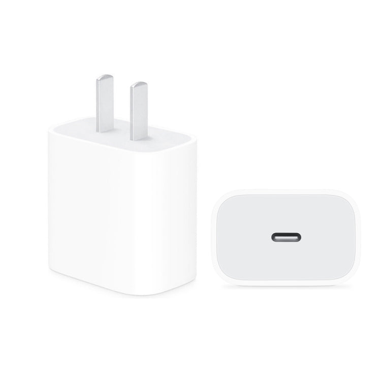 Adaptador de Corrente para Viagem com Porta Única USB-C / Tipo-C PD 20W, Ficha US, Ficha US 20W