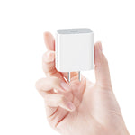 Adaptador de Corrente para Viagem com Porta Única USB-C / Tipo-C PD 20W, Ficha US, Ficha US 20W