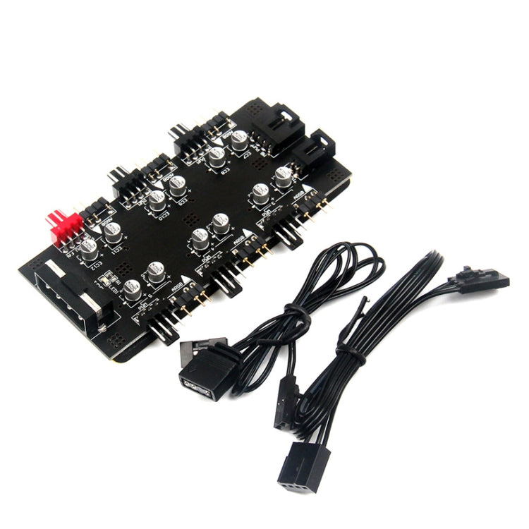 Extensor HUB PWM / ARGB 1 para 6 com interface IDE, 1 para 6