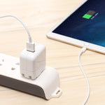 Carregador USB 12W + Cabo de Dados USB para 8 Pinos para Série iPad / iPhone / iPod, Ficha US