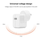 Carregador USB 12W + Cabo de Dados USB para 8 Pinos para Série iPad / iPhone / iPod, Ficha AU