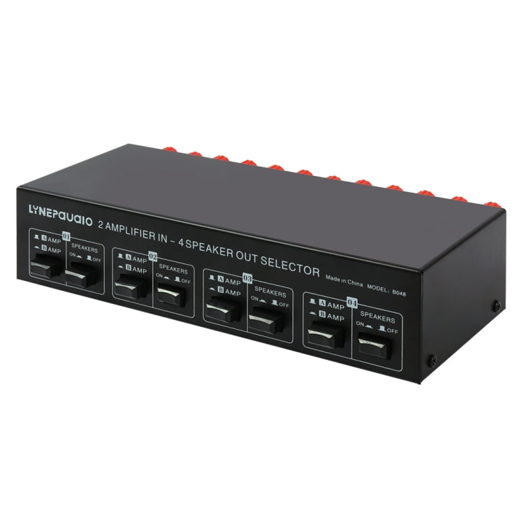 Comutador Divisor Comparador de Altifalante Amplificador de Potência 2-em-4 Saídas, 300W Por Canal Sem Perda de Qualidade de Som, B048