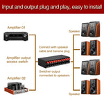 Comutador Divisor Comparador de Altifalante Amplificador de Potência 2-em-4 Saídas, 300W Por Canal Sem Perda de Qualidade de Som, B048