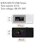 Testador USB Keweisi KWS-MX19 DC 4V-30V 0-5A detector de corrente e tensão, KWS-MX19