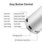 EWA A115 Altifalante Bluetooth Metálico Portátil 105H Potência Hifi Estéreo Subwoofer para Exterior
