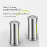 EWA A115 Altifalante Bluetooth Metálico Portátil 105H Potência Hifi Estéreo Subwoofer para Exterior