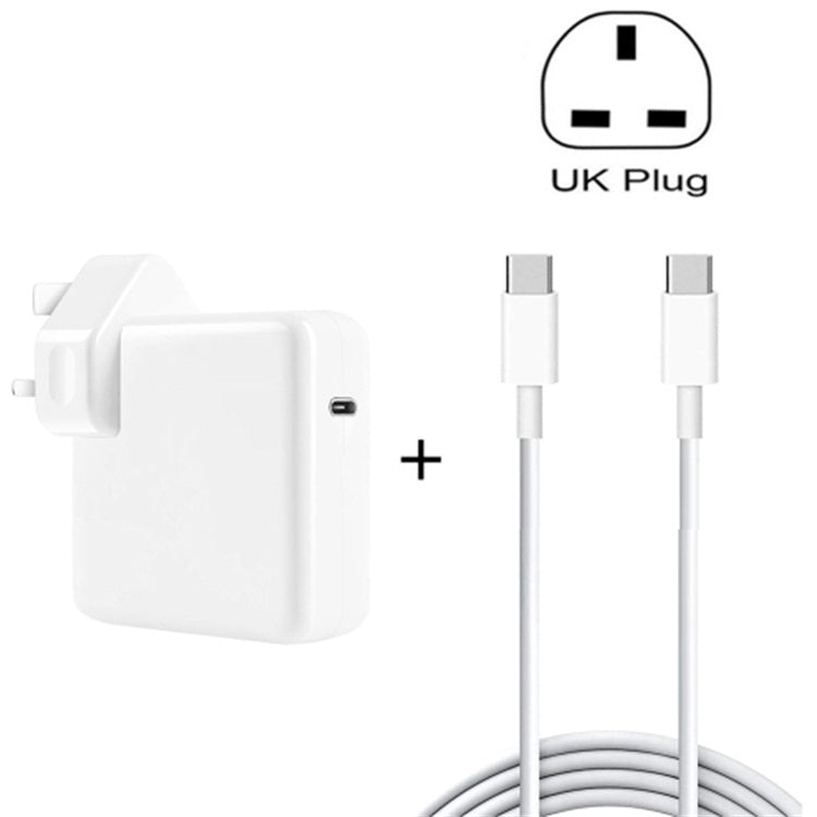 Carregador Portátil Adaptador de Energia 96W USB-C / Tipo-C com Cabo de Carregamento USB-C / Tipo-C 1,8m, Ficha UK 96W, Ficha AU 96W, Ficha US 96W, Ficha UE 96W
