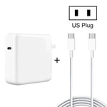 Carregador Portátil Adaptador de Energia 96W USB-C / Tipo-C com Cabo de Carregamento USB-C / Tipo-C 1,8m, Ficha UK 96W, Ficha AU 96W, Ficha US 96W, Ficha UE 96W