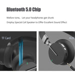 Auricular Gaming Estéreo HIFI Super Bass Sem Fios P3 5.0 com Microfone, Suporta TF / FM / AUX