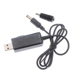 Conversor USB KWS-912V Boost DC 5V para 9V 12V Cabo Conversor + Conjunto de Plug 3.5x1.35mm, 5V para 9V / 12V