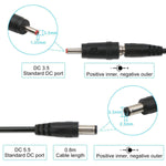 Conversor USB KWS-912V Boost DC 5V para 9V 12V Cabo Conversor + Conjunto de Plug 3.5x1.35mm, 5V para 9V / 12V