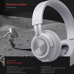 Auricular Dobrável Fingertime P1 Bluetooth 5.0 Estéreo com Almofadas de Couro Macio e Microfone Integrado para PC / Telemóveis