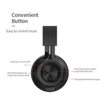 Auricular Dobrável Fingertime P1 Bluetooth 5.0 Estéreo com Almofadas de Couro Macio e Microfone Integrado para PC / Telemóveis