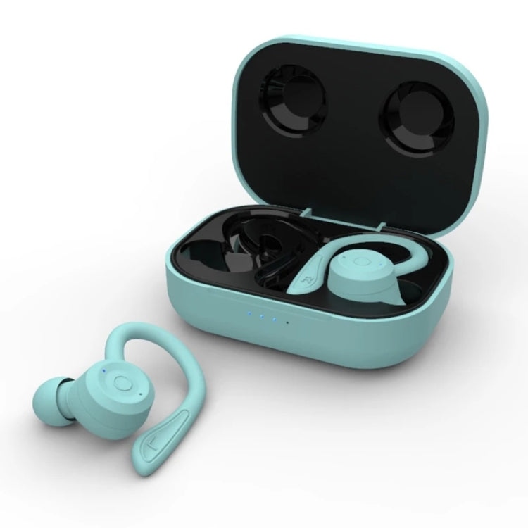 Auriculares Desportivos Sem Fios Bluetooth T20 TWS com Ganchos, Caixa de Carregamento, Impermeáveis IPX6 e Cancelamento de Ruído