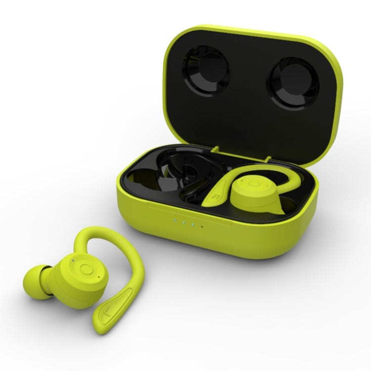 Auriculares Desportivos Sem Fios Bluetooth T20 TWS com Ganchos, Caixa de Carregamento, Impermeáveis IPX6 e Cancelamento de Ruído