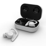 Auriculares Desportivos Sem Fios Bluetooth T20 TWS com Ganchos, Caixa de Carregamento, Impermeáveis IPX6 e Cancelamento de Ruído