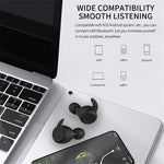 Auriculares Desportivos Sem Fios Bluetooth T20 TWS com Ganchos, Caixa de Carregamento, Impermeáveis IPX6 e Cancelamento de Ruído