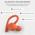 Auriculares Desportivos Sem Fios Bluetooth T20 TWS com Ganchos, Caixa de Carregamento, Impermeáveis IPX6 e Cancelamento de Ruído