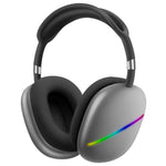Auricular Musical Sem Fios Bluetooth RGB AKZ MAX10 com Microfone, Suporta Cartão TF