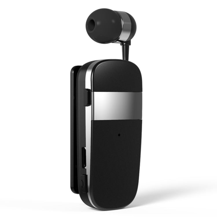 Auricular Estéreo Sem Fios Bluetooth K53 com Vibração para Lembrete de Chamadas, Clipe para Uso, Driver Auriculares para Telemóvel