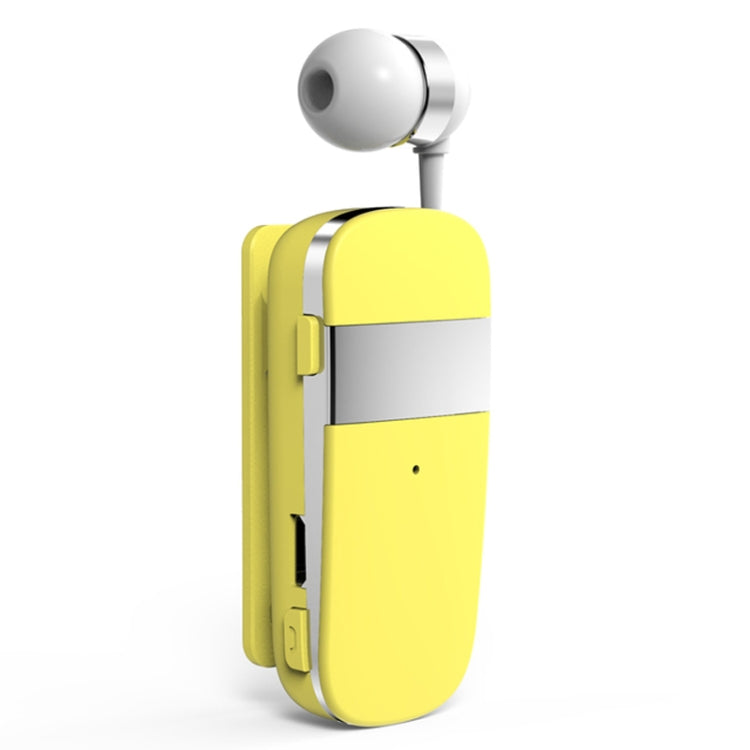 Auricular Estéreo Sem Fios Bluetooth K53 com Vibração para Lembrete de Chamadas, Clipe para Uso, Driver Auriculares para Telemóvel