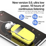 Auricular Estéreo Sem Fios Bluetooth K53 com Vibração para Lembrete de Chamadas, Clipe para Uso, Driver Auriculares para Telemóvel