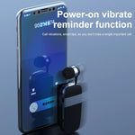 Auricular Estéreo Sem Fios Bluetooth K53 com Vibração para Lembrete de Chamadas, Clipe para Uso, Driver Auriculares para Telemóvel