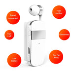 Auricular Estéreo Sem Fios Bluetooth K53 com Vibração para Lembrete de Chamadas, Clipe para Uso, Driver Auriculares para Telemóvel