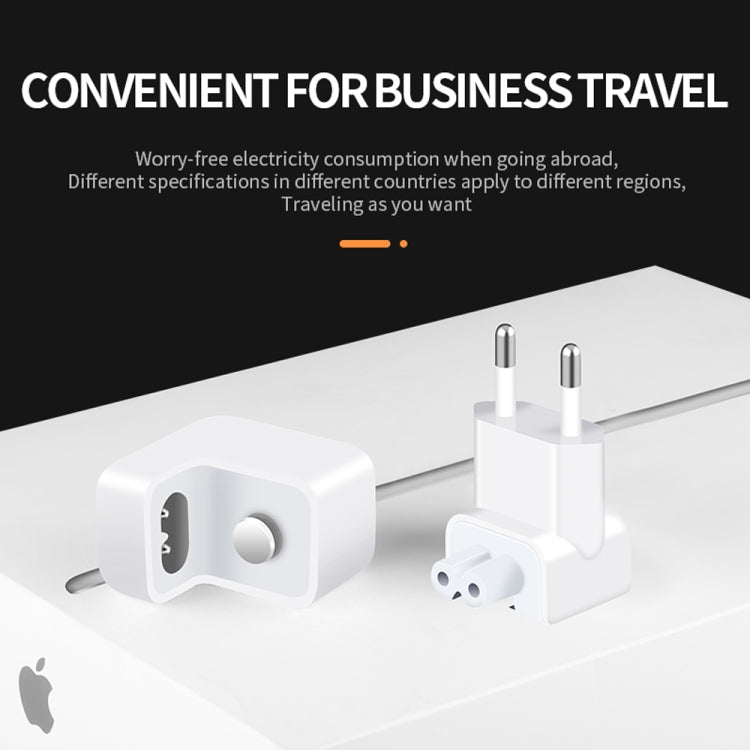2 Unidades Adaptador de Energia XJ01 para Carregador iPad 10W 12W & Carregador Série MacBook, Ficha EU, Ficha EU