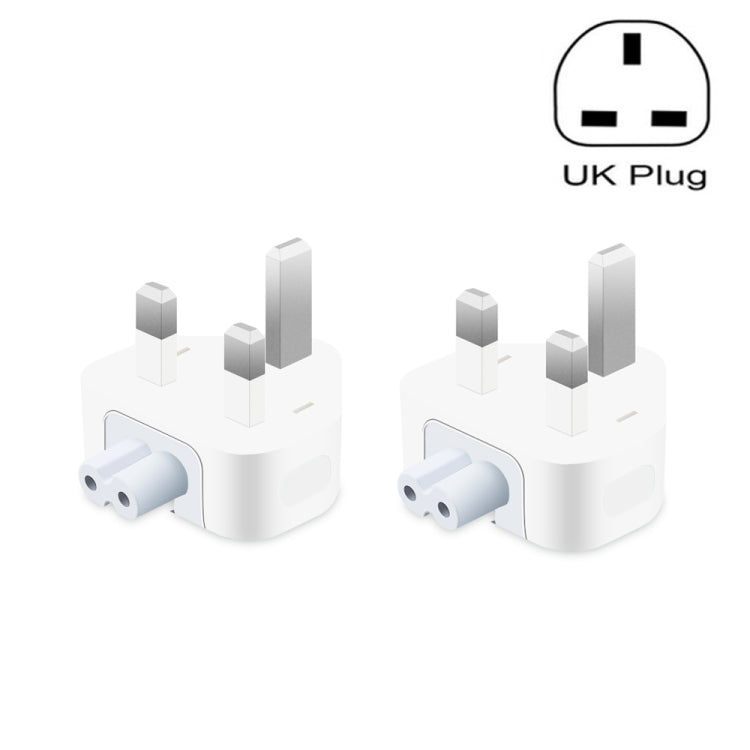 2 PCS Adaptador de Energia XJ01 para Carregador iPad 10W 12W & Carregador Série MacBook, Plugue Reino Unido, Plugue Reino Unido