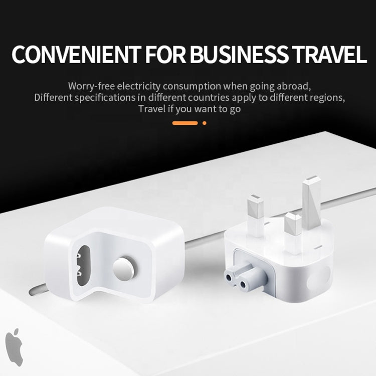 2 PCS Adaptador de Energia XJ01 para Carregador iPad 10W 12W & Carregador Série MacBook, Plugue Reino Unido, Plugue Reino Unido