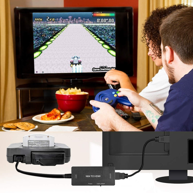 Cabo Adaptador Conversor Digital Analógico N64 para HDMI 1080P, Adaptador 1080P