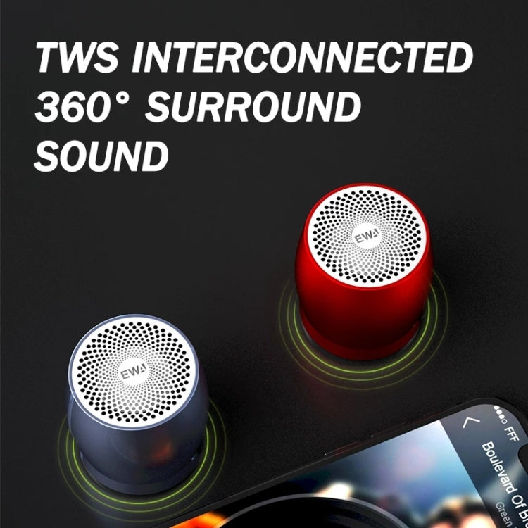 EWA A1 Altifalante Bluetooth Sem Fios TWS Portátil IPX5 à Prova de Água Suporta Cartão TF