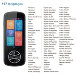 V10 Tradutor Inteligente com Ecrã Tátil de 3,0 polegadas, 107 Línguas com Tradução Offline / Tradução por Foto